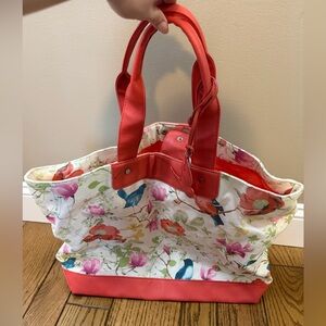 JOANN Vintage Fabric Floral Canvas Tote Bag